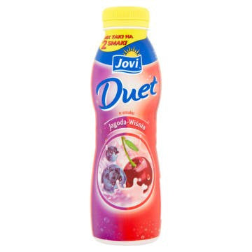 Jogurt Jovi Duet Jagoda-Wiśnia 350G