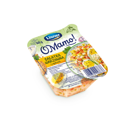 Sałatka Warzywna z jajkiem Lisner 140G