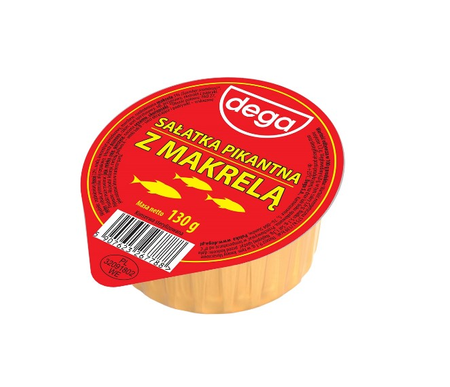 Sałatka pikantna z makrelą Dego 130g