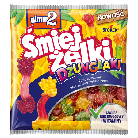Żelki Nimm2 Śmiejżelki Dżunglaki 90G