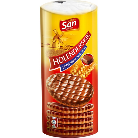 Ciastka San Holenderskie w Czekoladzie 188G