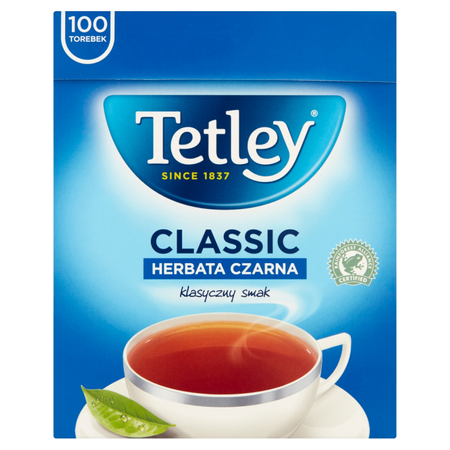 Herbata Czarna Tetley 100 Torebek