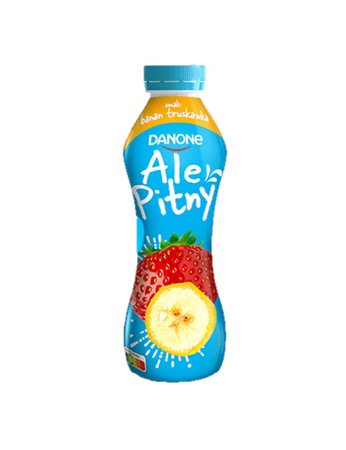 Jogurt Ale Pitny Danone Truskawka-Banan 270G