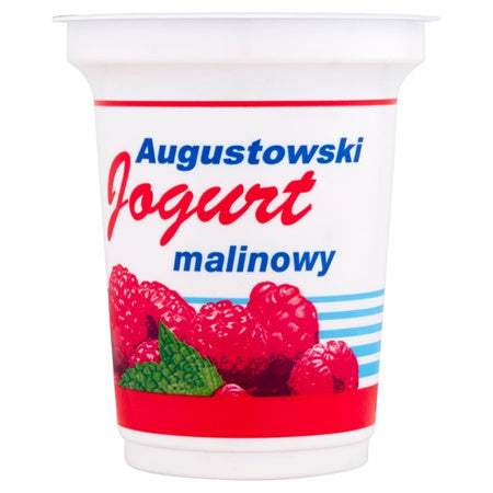 Jogurt Augustowski Malinowy 350G
