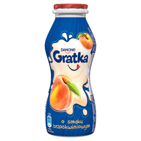 Jogurt Gratka Drink Brzoskwinia 170G