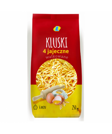 Makaron Lewiatan Kluski 4-jajeczne Wałkowane 250G