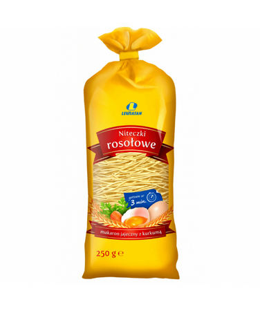 Makaron Lewiatan Niteczki Rosołowe 2-jajeczne 250G