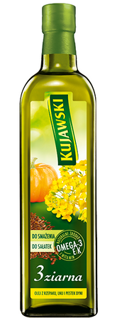 Olej Kujawski Trzy Ziarna 750ML