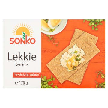 Pieczywo Lekkie Sonko Żytnie 170G
