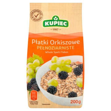 Płatki orkiszowe pełnoziarniste 200g.