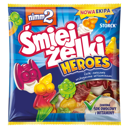 Żelki Nimm2 Śmiejżelki Heroes 90G